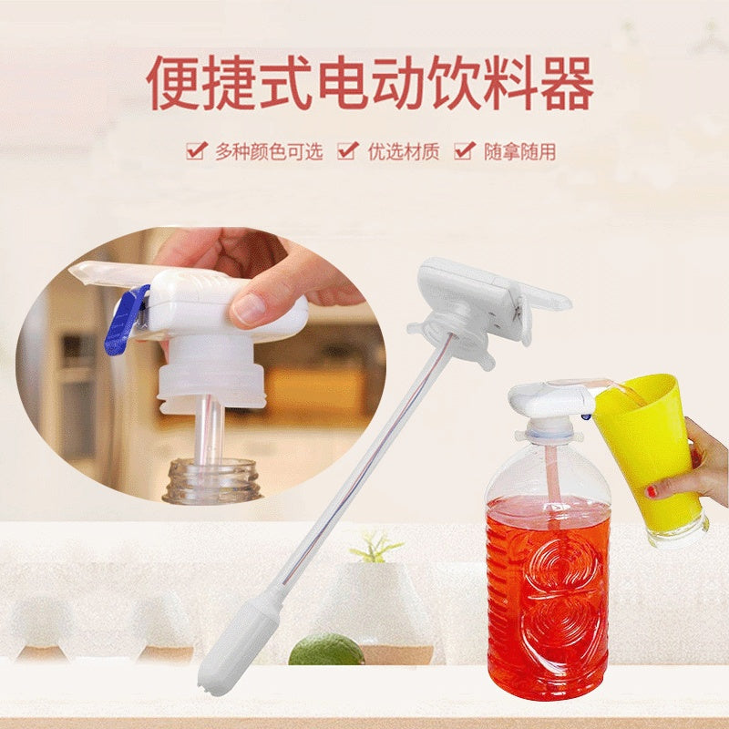 Electric Pumping Water Device Milk Fruit Juice And Beverage Straws Device